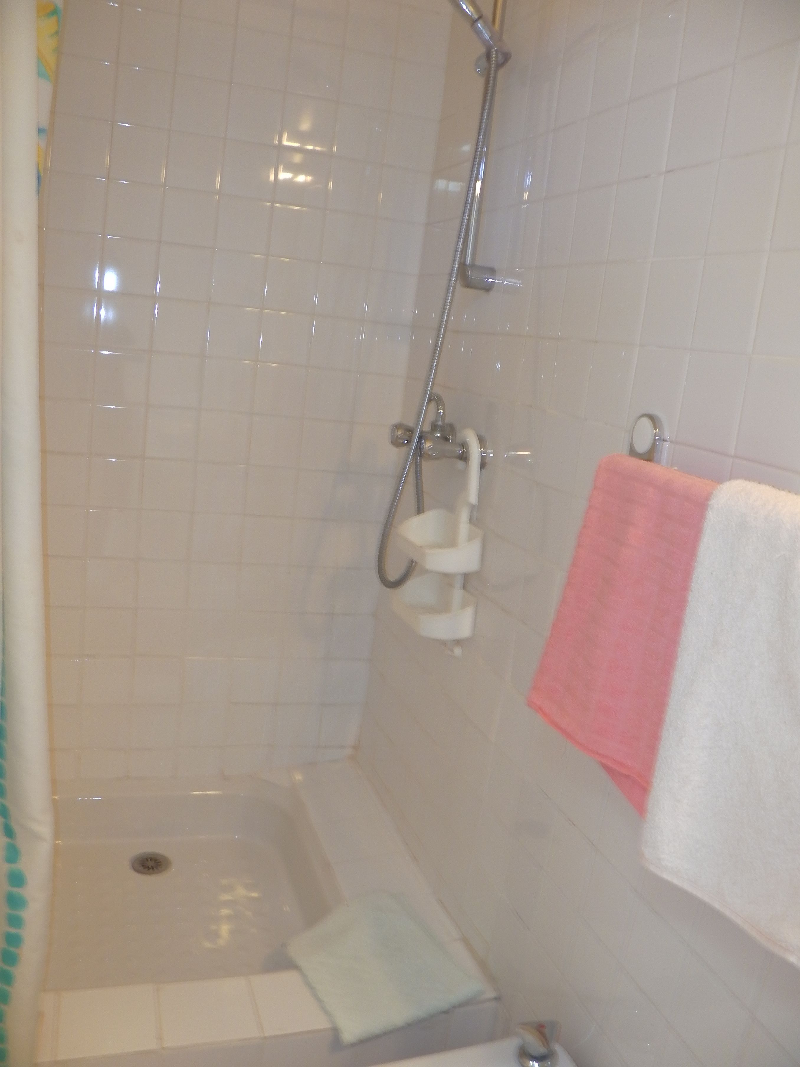 twin room | bathroom shower