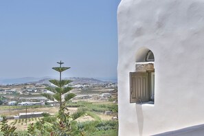 Uitzicht vanuit accommodatie