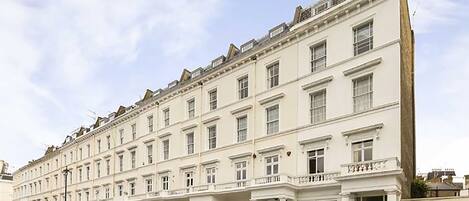 Fassade der Unterkunft