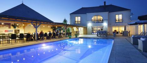 Front of property - evening/night