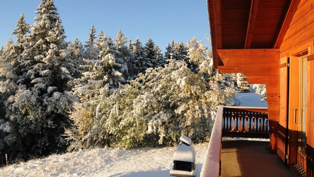 Self-catering Chalet | Balcony - Chalet Eremointse (Ayent)