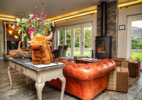 Sala de estar en el lobby