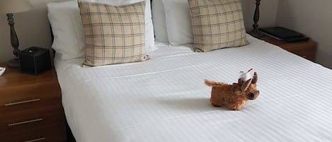 Escritorio, cunas gratuitas, wifi gratis y ropa de cama