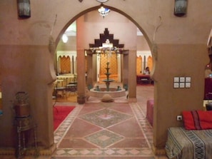 Interior entrance