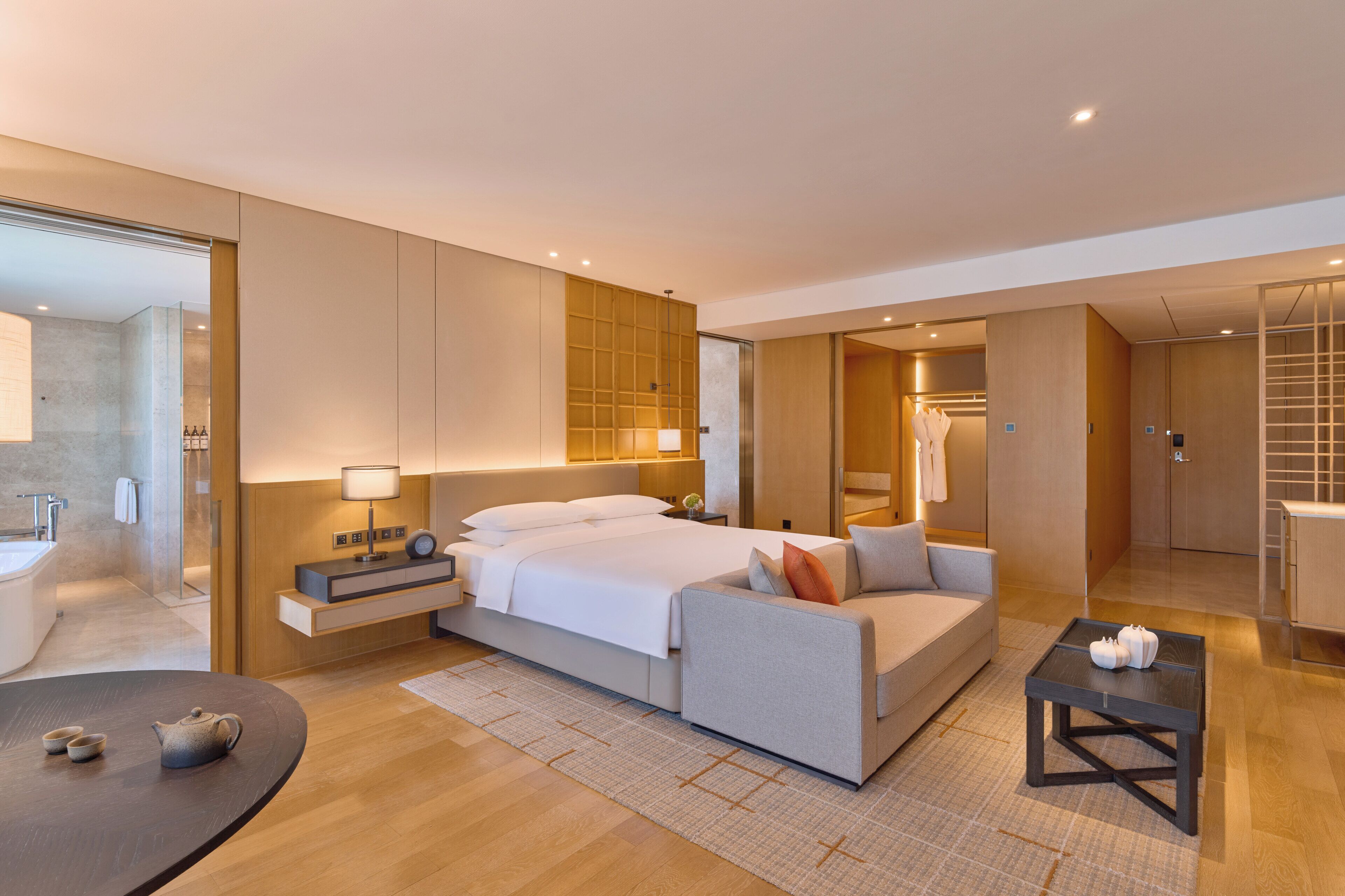 스튜디오, 킹사이즈침대 1개, 클럽 라운지 이용 | 미니바, 객실 내 금고, 책상, 암막 커튼