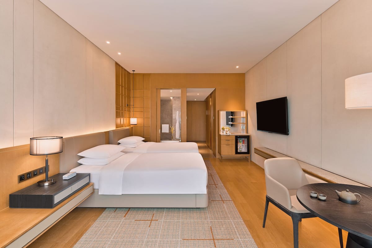 Chambre, 2 lits une place