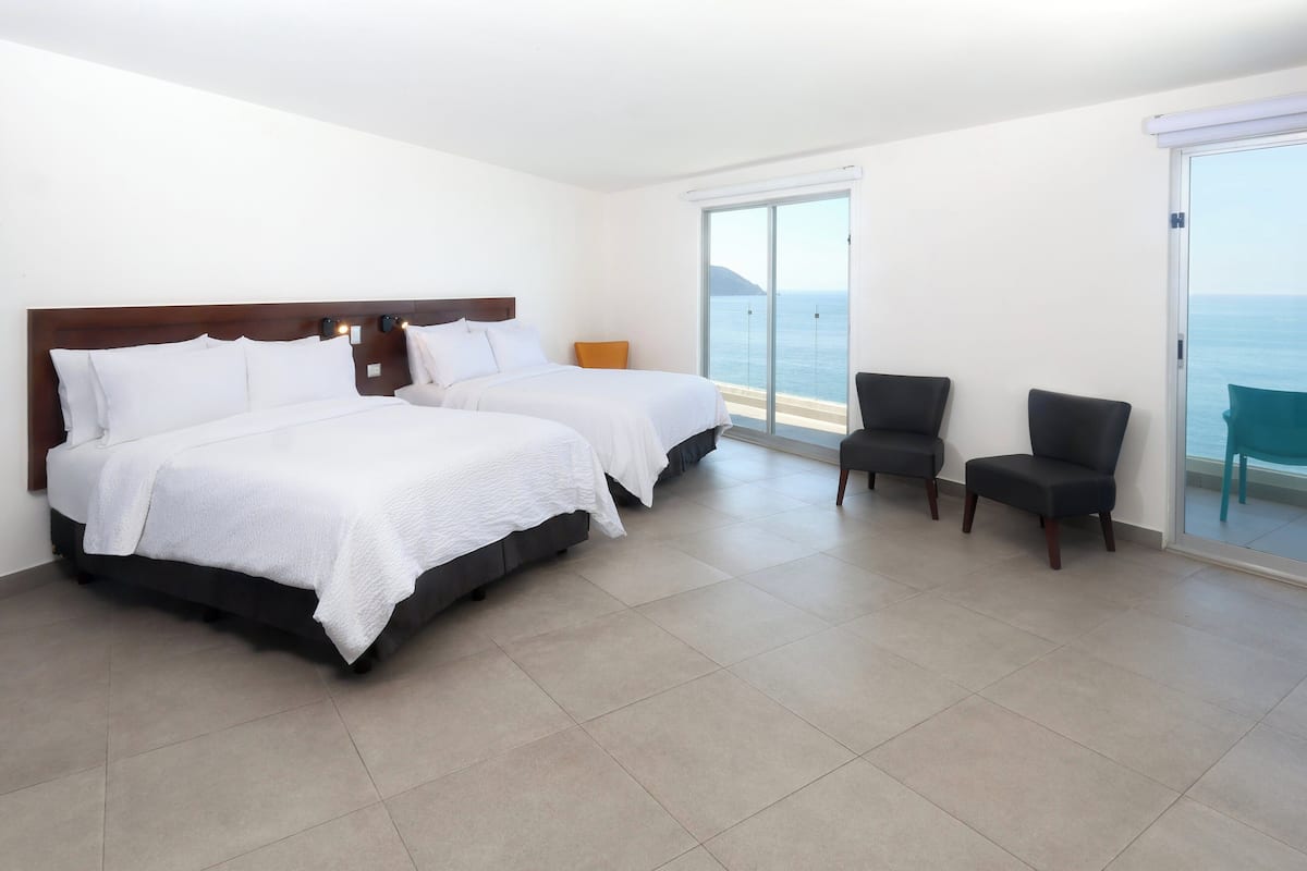 Suite, 2 Queen Beds | In-room safe, soundproofing, iron/ironing board, free WiFi