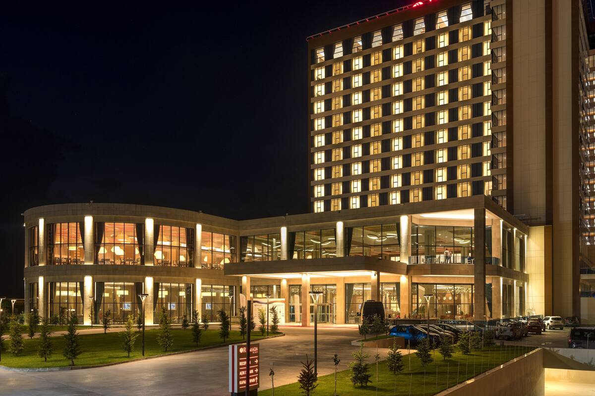 front of property – evening/night