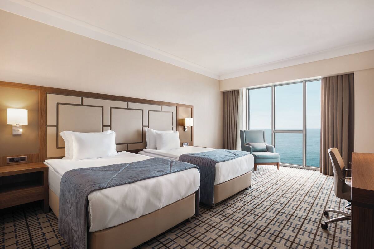 room, 2 single beds, sea view | 1 bedroom, egyptian cotton sheets, premium bedding, select comfort beds