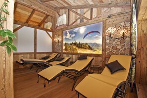 Een sauna, een stoombad