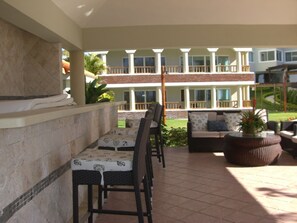 Terrace/patio - Juan Dolio Apartment (Guayacanes)