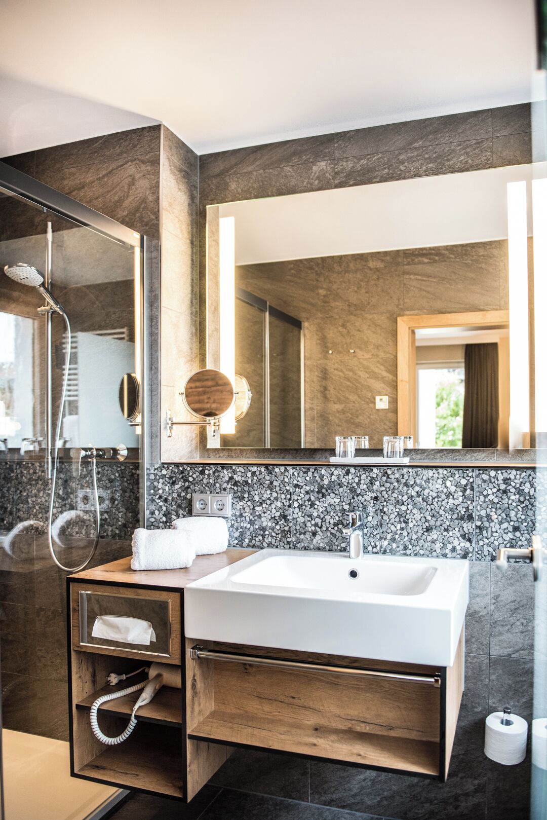 single room | bathroom | hair dryer, dressing gowns, towels