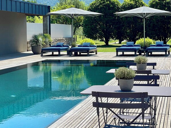 Seasonal outdoor pool