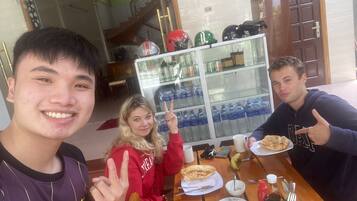 Free daily local cuisine breakfast