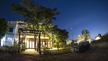 Front of property - evening/night