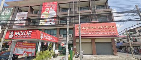 Voorkant van accommodatie