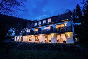 Front of property - evening/night