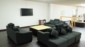 Sala de estar en el lobby