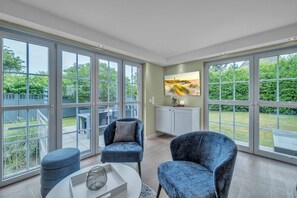 Flachbildfernseher, Kamin