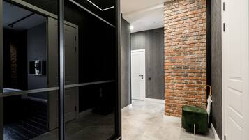 Design Apartment (Sverdlova Street 24) | 1 kamar tidur, seprai katun Mesir, dan seprai premium