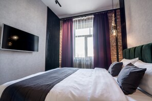 1 bedroom, Egyptian cotton sheets, premium bedding - Royal apartments Minsk (Minsk)