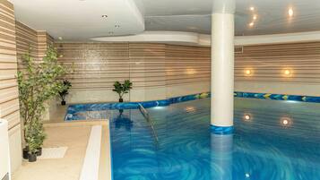 Indoor pool, seasonal outdoor pool