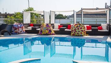 Indoor pool, seasonal outdoor pool