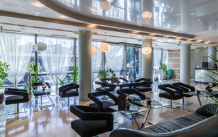 Sala de estar en el lobby