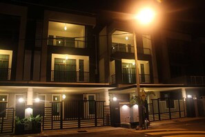Front of property – evening/night - Balinese House (Malacca City)