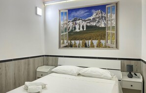 2 Schlafzimmer, Reisekinderbett, kostenloses WLAN, Bettwäsche