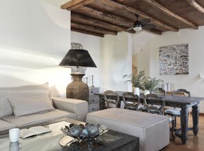 Living area - Plagia Villas (Syros)