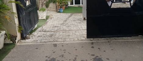 Overnatningsstedets facade