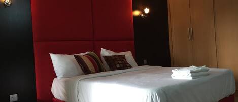 Desk, iron/ironing board, cots/infant beds, free WiFi