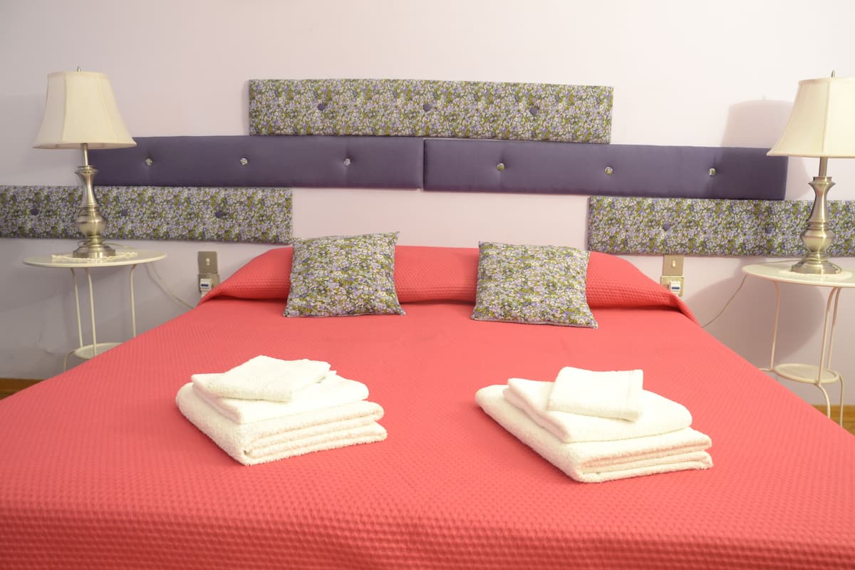 Double Room, Shared Bathroom, River View | 3 bedrooms, premium bedding, down comforters, free minibar items