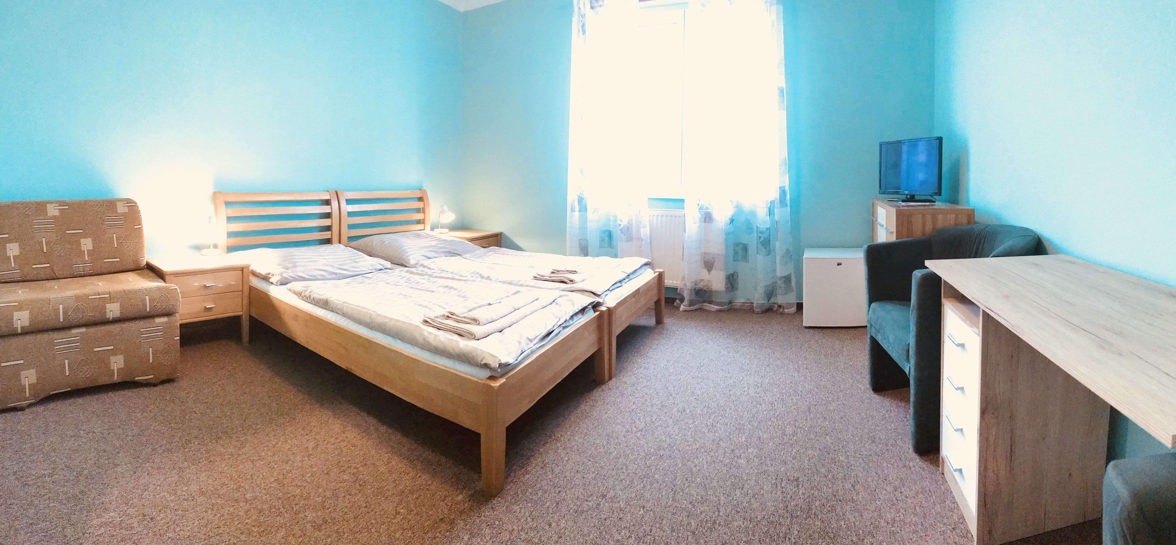 Classic Triple Room, Refrigerator, Courtyard Area | Desk, free WiFi, bed sheets