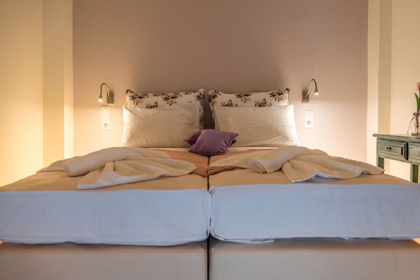 Premium bedding, pillow-top beds, free cots/infant beds, free WiFi