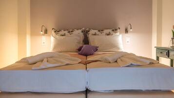Premium bedding, pillow-top beds, free cots/infant beds, free WiFi