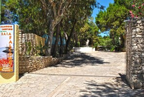 Entrée de l’hébergement