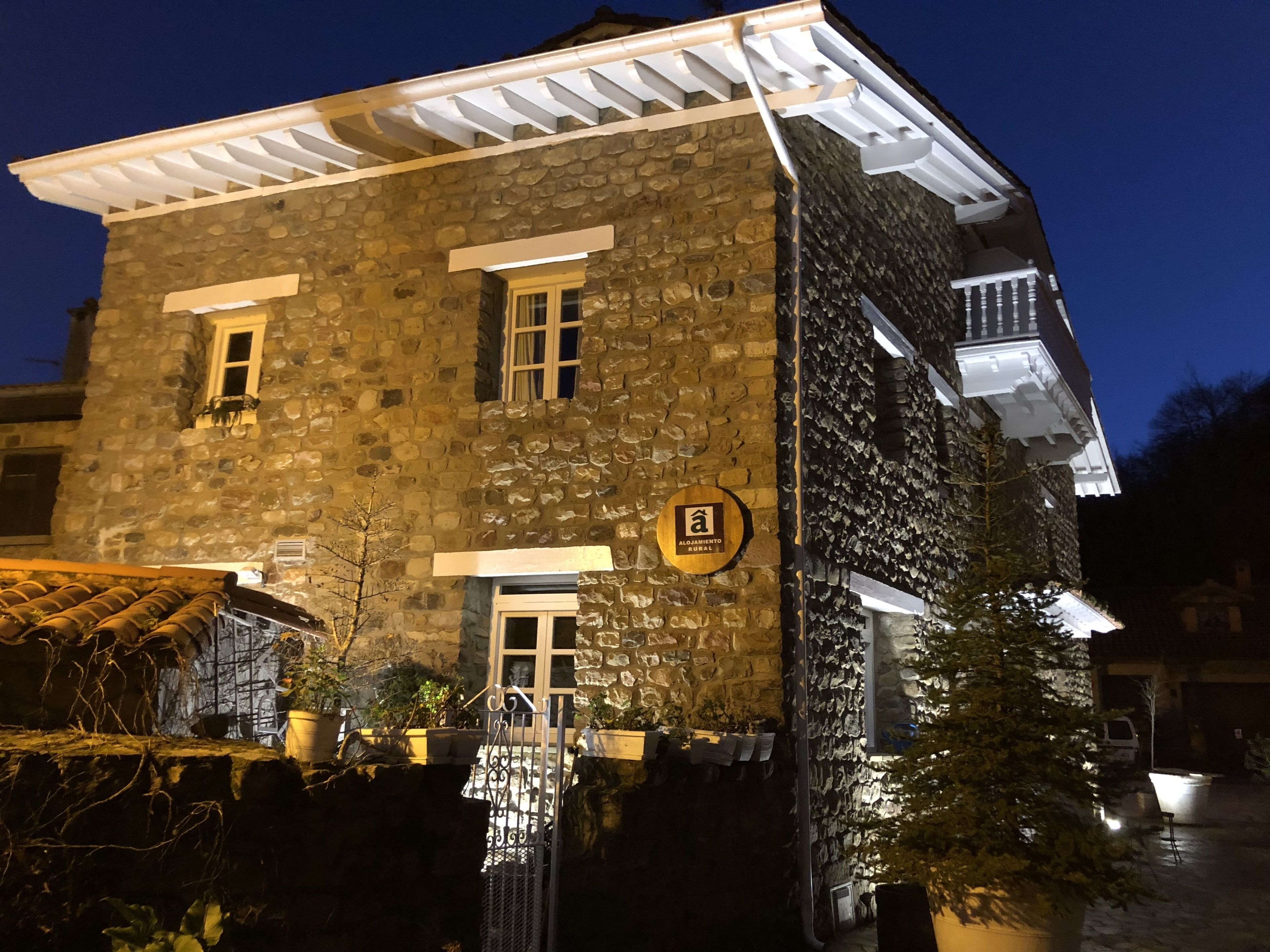 front of property – evening/night