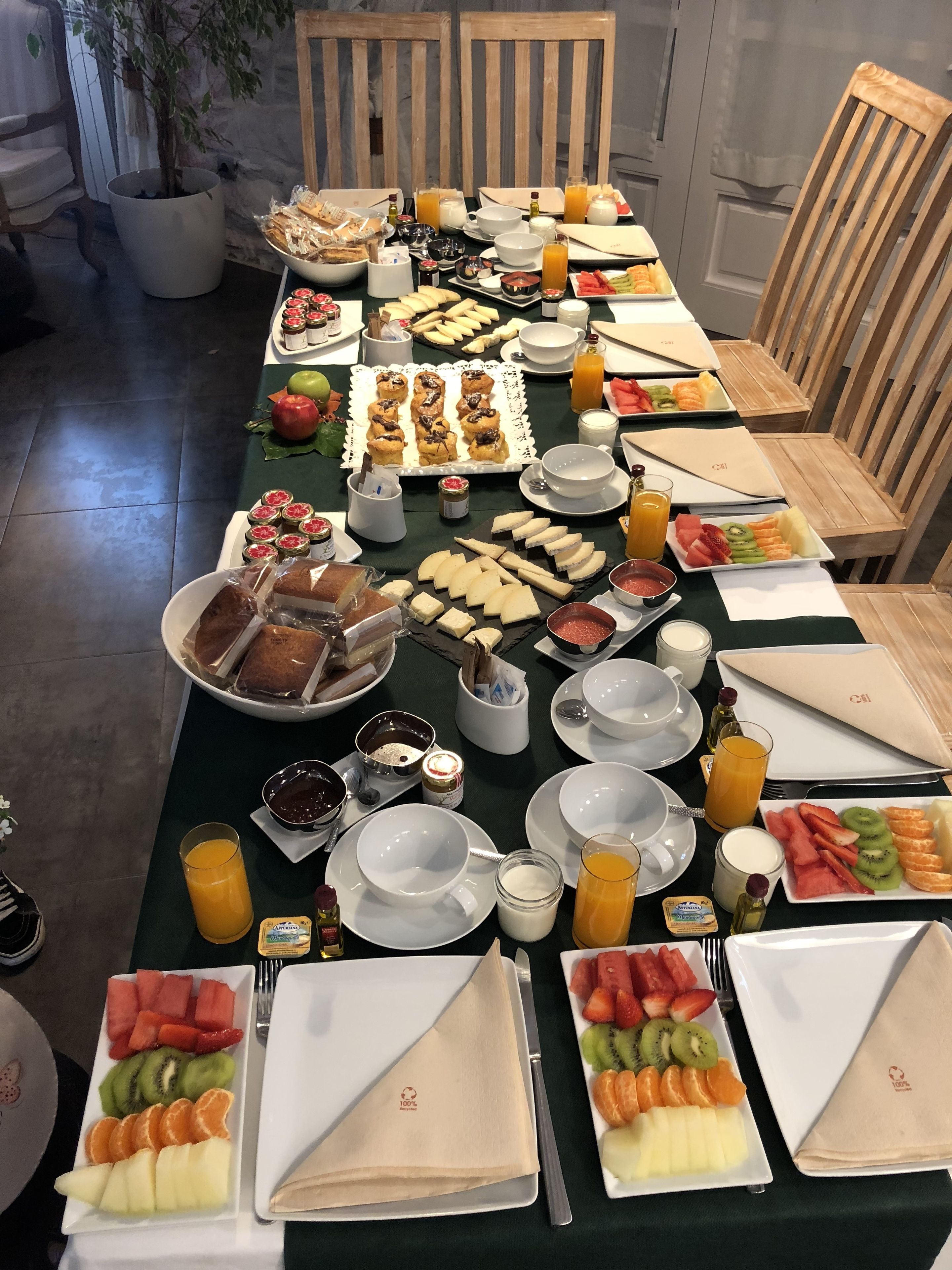 free daily full breakfast