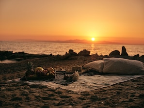 Vue sur la plage/l’océan