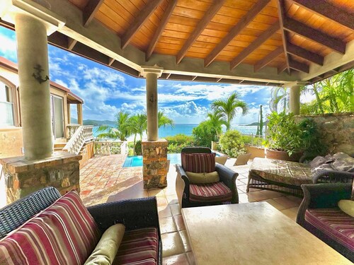 Big Views and Waves Breaking on Reefs From this Stunning Private Pool Villa