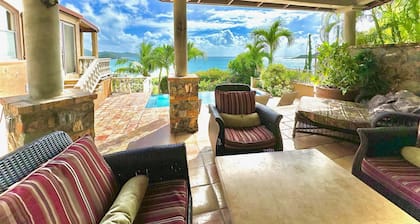 Big Views and Waves Breaking on Reefs From this Stunning Private Pool Villa