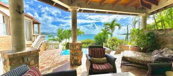 Big Views and Waves Breaking on Reefs From this Stunning Private Pool Villa