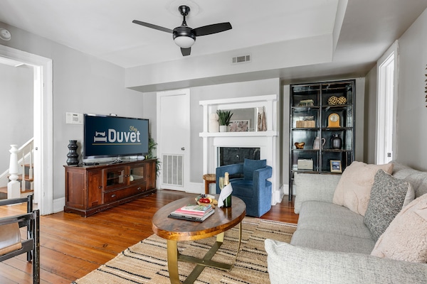 Living room with Smart TV