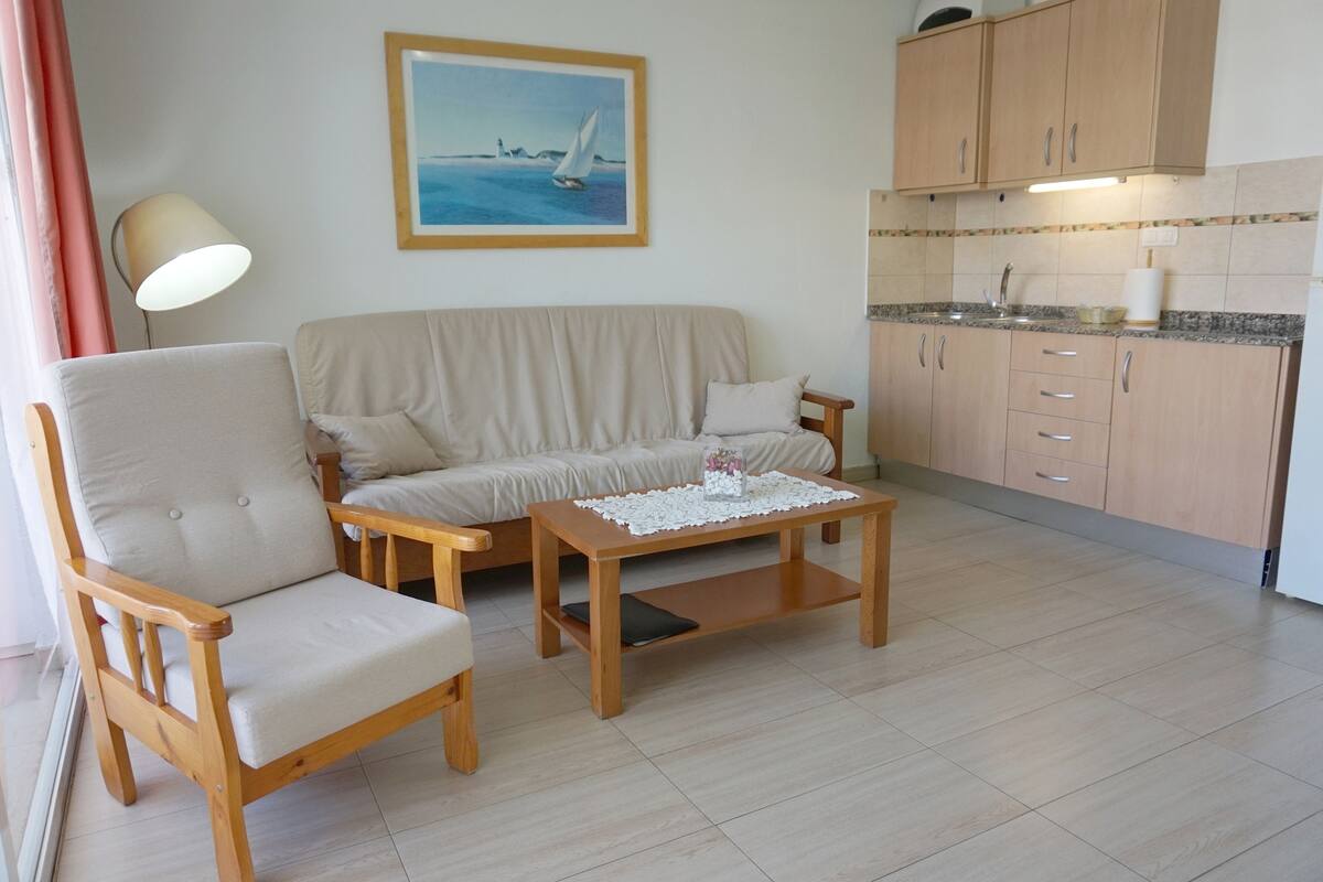 Standard Apartment, 1 Bedroom, Non Smoking, Terrace | Living room | Flat-screen TV