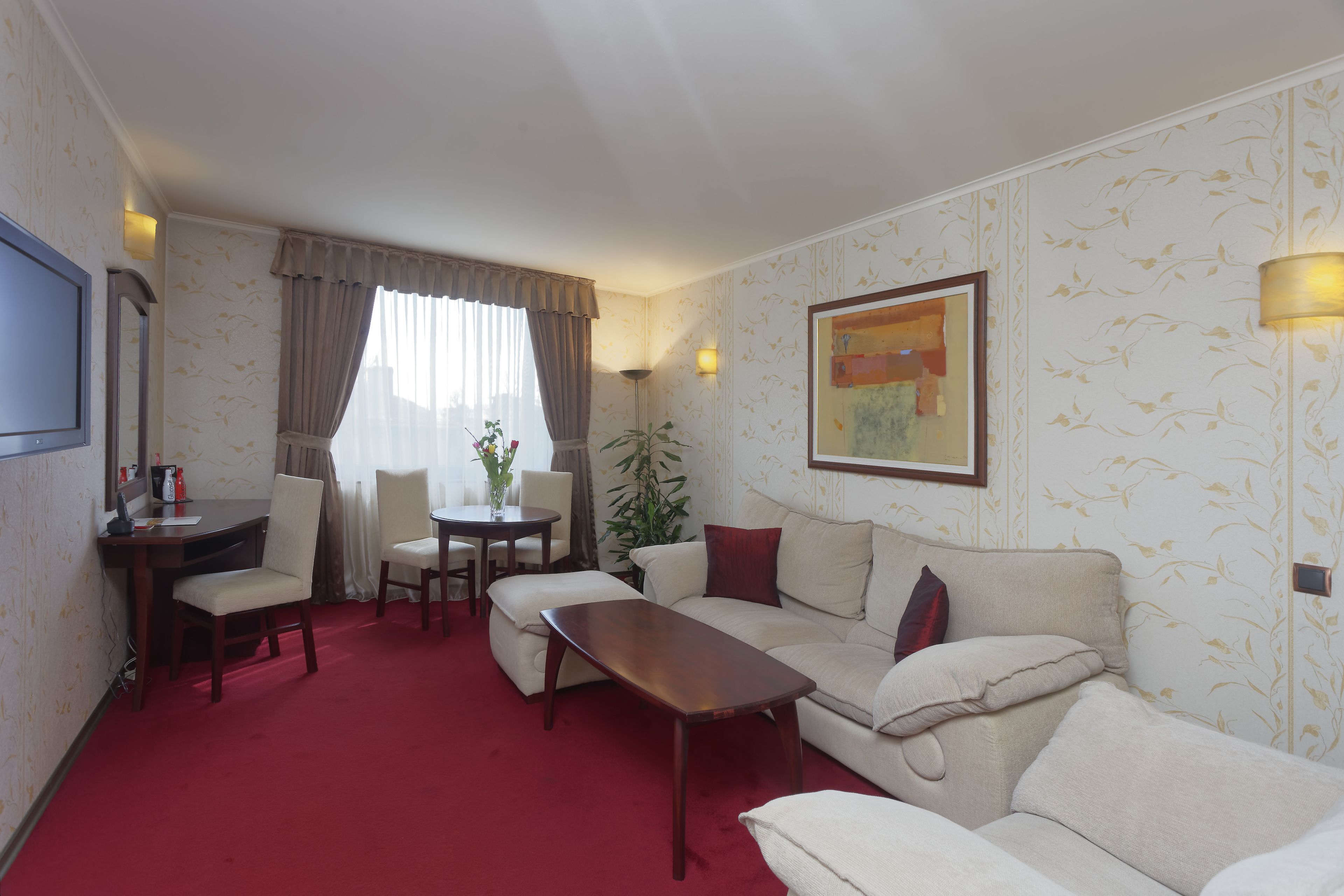 Leilighet – standard, 1 soverom | Oppholdsområde | Flatskjerm-TV