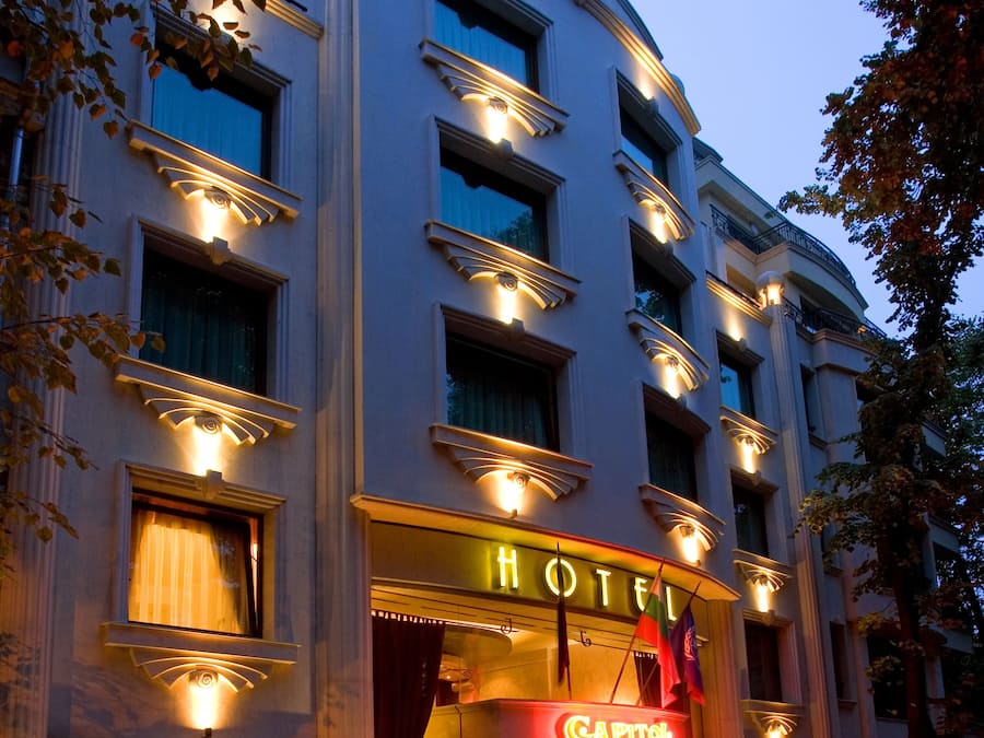 Front of property – evening/night