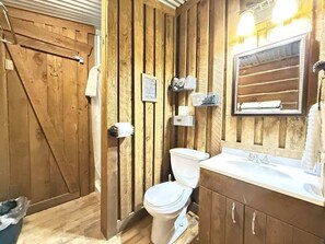 Regadera, secadora de cabello, toallas 