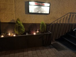 Front of property - evening/night